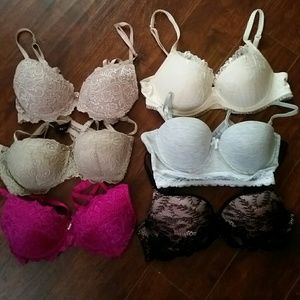 Bundle of Six 36B bras